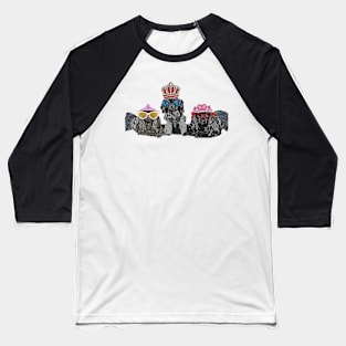 Artsy 3 cavalier bffs Baseball T-Shirt